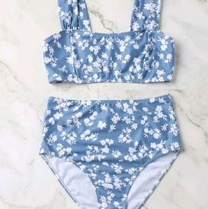 SHEIN high waist floral bikini